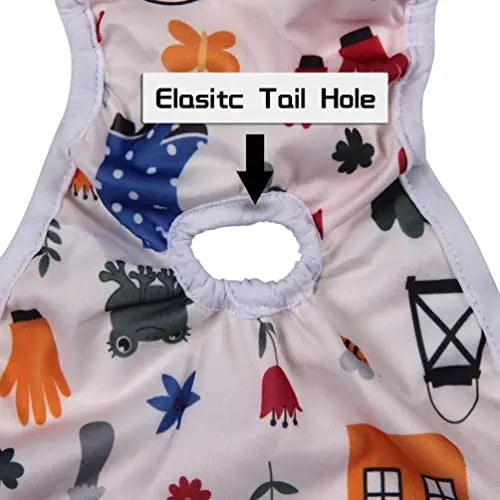 Dog Diapers Female for Medium Dogs,(3 Pack) Premium Washable