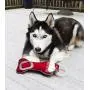 Pets First NCAA Ohio State Buckeyes Dental Dog TUG Toy with Squeaker. Tough PET Toy for Healthy Fun, Teething & Cleaning Pets Teeth & Gum. (OH-3310)