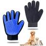Pet Grooming Glove - Gentle Pet Hair Remover Mitt - True Touch Deshedding Glove for Cats, Dogs for Long & Short Fur - Enhanced Five Finger Design for Cat Grooming Gloves Brush(One Pair) Pet Grooming Glove - Gentle Pet Hair Remover Mitt - True Touch Deshedding Glove for Cats, Dogs for Long & Short Fur - Enhanced Five Finger Design for Cat Grooming Gloves Brush(One Pair)
