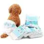SiNetGuy Disposable Dog Diapers | Female Dog Diapers Protection | Diapers for Dogs in Heat, Excitable Urination, or Incontinence Super Absorbent Leak-Proof Fit SiNetGuy Disposable Dog Diapers | Female Dog Diapers Protection | Diapers for Dogs in Heat, Excitable Urination, or Incontinence Super Absorbent Leak-Proof Fit