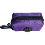 Dog Poop Bag Holder, Dog Poop Waste Bag with Leash Hook Waterprrof Pet Zippered Garbage Bags Organizer for Walking Running Hiking
