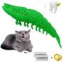 N / A Cat Catnip Toys, Interactive Cat Toothbrush Chew Toy for Kitten Kitty Cats Teeth Cleaning Dental Care, Crayfish Shape Pet Toy Cat