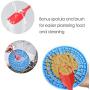 GeeRic Dog Lick Pad 2 Pieces Dog Lick Mat Pet Lick Mat Slow Feeders Distraction Device with Suction Cup to Wall for Bath Grooming, Bonus 1 Spatula+1 Brush