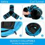 Gelma Cat Tunnel, Cat Tunnels for Indoor Cats, Tube Cat Toys 3 Way Collapsible, Kitty Tunnel Bored Cat Pet Toys Peek Hole Toy Ball Cat, Puppy