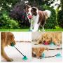PetsBark Suction Cup Dog Chew Toy for Aggressive Chewers, Dogs Teeth Cleaning Rope Toys