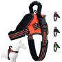 Wealer Dog Harness No-Pull Adjustable,Dog Vest with Training Handle Best Reflective Waterproof Material,Dog Vest Harness All Weather Breathable Mesh for Small Medium Large Dogs