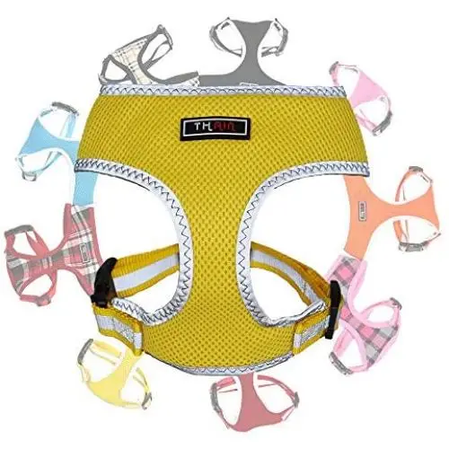 THAIN Comfort and Control Dog and Cat Vest Harness No Pull No Choke Design Padded Vest Eco-Friendly for Puppy Dog and cat THAIN Comfort and Control Dog and Cat Vest Harness No Pull No Choke Design Padded Vest Eco-Friendly for Puppy Dog and cat