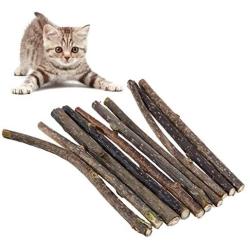 Chenyouwen Pet Toys Great Cat Wood Scorpion Cat Mint Molar Stick to Hair Ball Grab Bite(3 Pcs/Pack) (Color : 10 Pcs/Pack)