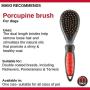Mikki Porcupine Brush For Double/Thick Coats