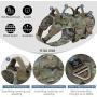 PETAC GEAR Tactical Dog Harness K9 Working Dog Vest Military Dog Training Harness Police Service Dog Vest with Handle, Molle Panel, Breathable Mesh