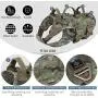 PETAC GEAR Tactical Dog Harness K9 Working Dog Vest Military Dog Training Harness Police Service Dog Vest with Handle, Molle Panel, Breathable Mesh