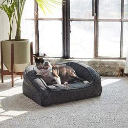 Brentwood Home Runyon Orthopedic Pet Bed, Puppy Dog Couch, Washable Cover, Waterproof Liner, Non-Toxic, Memory Foam Sofa for Dogs and Cats, Made in California