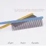 Smith Chu Professional Fine Tooth Pin Tail Comb for Dogs Cats - Aluminium Ally Anti Static Hair Trimmer Combs - Pet Dog Grooming Teasing Comb for Dog Groomers
