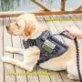 BLEP Tactical Dog Harness with Leash – Military Grade Nylon Dog Harness for Large Dogs – Tactical Vest with Comfortable Extended Pads – Metal Leash Attachment Points – Hook and Loop Panel BLEP Tactical Dog Harness with Leash – Military Grade Nylon Dog Harness for Large Dogs – Tactical Vest with Comfortable Extended Pads – Metal Leash Attachment Points – Hook and Loop Panel