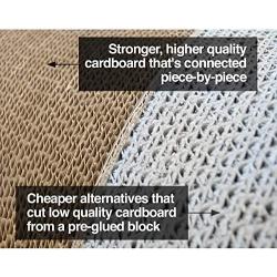 PetFusion 3-Sided Vertical Cat Scratching Post (Avail in 2 Sizes). [Multiple Scratching Angles to Match Your Cats Preference]