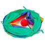 DierCosy Cat Tunnel Pet Tube Cat Toys Rabbit Toys Collapsible Play Toy Kitty Toys with Bell for Indoor Outdoor Pet Toys (Rainbow)