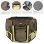 JESPET Pet Dog Playpens 36'', 45'' & 61'' Portable Soft Dog Exercise Pen Kennel with Carry Bag for Puppy Cats Kittens Rabbits, Indoor/Outdoor Use
