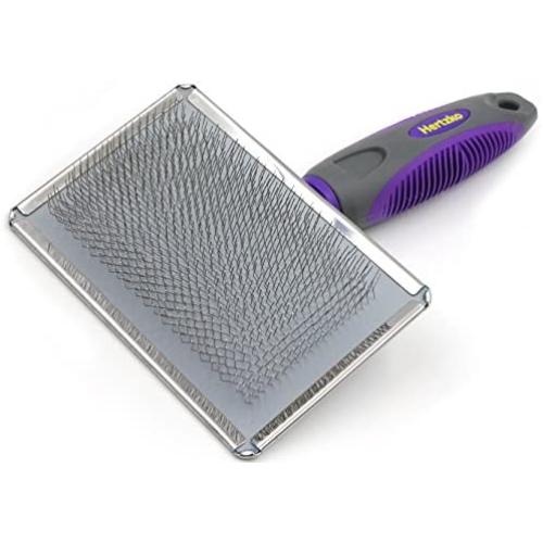 Hertzko Slicker Brush for Dogs and Cats Pet Grooming Dematting Brush Easily Removes Mats, Tangles, and Loose Fur from The Pet’s Coat