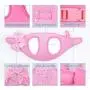 KLCW Pink Dog Harnesses for Small Dogs Diamond Dog Harness for Girl & Dog Birthday Gift- Small Dog Harness No Escape Step in Dog Vest Harness KLCW Pink Dog Harnesses for Small Dogs Diamond Dog Harness for Girl & Dog Birthday Gift- Small Dog Harness No Escape Step in Dog Vest Harness
