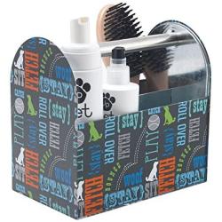 Paw Prints 37591 Word Design Tin Supply Caddy, 5.13'' x 8.38'' x 8''