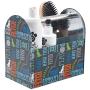 Paw Prints 37591 Word Design Tin Supply Caddy, 5.13'' x 8.38'' x 8''