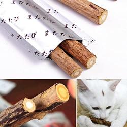HOT! Cat Snacks Matatabi Chew Catnip Stick Teeth Molar Cleaning Brush Toy For Pet