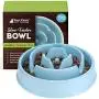 Raw Paws Slow Feeder Dog Bowl & Cat Slow Feeder Bowl - Maze Dog Bowl to Slow Down Eating - Dog Bowl for Fast Eaters - Dog Puzzle Bowl for Slower Eating - Slow Drink Water Bowl for Dogs