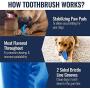Yuanruochen Dog Toothbrush Pet Dental Care Brush Cleaning Teeth Brushing Chew Grinding Toy
