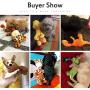 OTNZQZYF Cute Plush Dog Toy Bulldog Squeaky Sound Biting Molar Interactive Toys Dinosaur Shape Small Medium Pets Toy