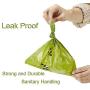 ECO-CLEAN Dog Poop Bags, 24 Rolls/360 Bags with Dispenser, Dog Waste Bags, Unscented, Leak-Proof, Easy Tear-Off
