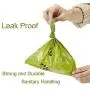 ECO-CLEAN Dog Poop Bags, 24 Rolls/360 Bags with Dispenser, Dog Waste Bags, Unscented, Leak-Proof, Easy Tear-Off