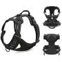 IMIFUN No Pull Dog Harness,Adjustable Pet Reflective Oxford Soft Vest for Small Medium Large Dog Easy Control Harness (Black, L,Chest 21.6-29.5‘’) IMIFUN No Pull Dog Harness,Adjustable Pet Reflective Oxford Soft Vest for Small Medium Large Dog Easy Control Harness (Black, L,Chest 21.6-29.5‘’)