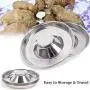 Podinor Stainless Steel Puppy Dog Bowls, Pets Puppies Feeding Food and Water Weaning Bowls Dishes Feeder Podinor Stainless Steel Puppy Dog Bowls, Pets Puppies Feeding Food and Water Weaning Bowls Dishes Feeder