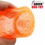 Aduck Dog Ball Toys Squeaky (Arrow Bouncy Series) (Non-Toxic Soft Natural Rubber), Cute Crystal Ball Design -3.15inch