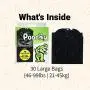 POOCHY 30 Large Bags - Your Dogs Poop in A Bag is The Most Comfortable, Clean, Healthy, Indoor and Outdoor Solution for Regular Relief Veterinary Approved. Clip Not Included (C. Large Bags)