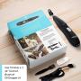 Downtown Pet Supply Professional Dog Cat Face and Paw Fur Trimmer, Low Noise Cordless Pet Ear Eyes and Rump Hair Grooming Electric Clippers for Small, Medium, and Large Dogs