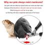 Illuminated Pet Nail Clipper, 5X Magnification Dog Nail Scissor Safe Pet Grooming Trimmer Claw Care Tool, Features LED Light Great for Dogs Cats