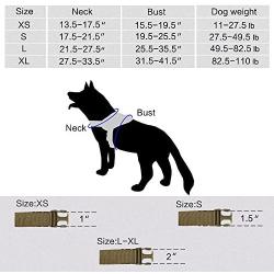 EXCELLENT ELITE SPANKER Tactical Dog Harness Training Military Patrol K9 Dog Vest Adjustable Nylon Military Dog Harness with Handle
