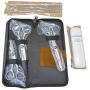 Sonnyridge Professional Grade Stainless Steel Grooming Scissors for Dogs or Cats - Grooming Scissors Kit Includes Staight, Curved, Thinning Scissors with Comb and a 3 Grinding Port Nail Filer