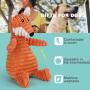 Vovodog Dog Toys Plush Dog Toys, Dog Chew Toys Pet Squeaky Toys with Squeakers - Crinkle Dog Toys for Small Medium Large Dogs