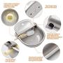 MUDUOBAN Stainless Steel Automatic Waterer Bowl Horse Cattle Goat Sheep Pig Dog Float Valve Water Trough Farm Supplies Livestocktool