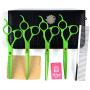 LILYS PET 7inch Professional PET Dog Grooming Scissors Suit Cutting&Curved&Thinning Shears