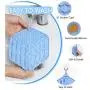 GAPZER 15° Adjustable Detachable Raised Cat Food Water Bowl & Dog Lick Mat Slow Feeders for Anxiety Relief Boredom Buster (Blue) GAPZER 15° Adjustable Detachable Raised Cat Food Water Bowl & Dog Lick Mat Slow Feeders for Anxiety Relief Boredom Buster (Blue)