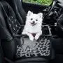 GENORTH Dog Car Seat Upgrade Deluxe Washable Portable Pet Car Booster Seat Travel Carrier Cage with Clip-On Safety Leash and Blanket,Perfect for Small Pets GENORTH Dog Car Seat Upgrade Deluxe Washable Portable Pet Car Booster Seat Travel Carrier Cage with Clip-On Safety Leash and Blanket,Perfect for Small Pets