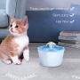 THMY Pet Water Fountain,1.6L Silent Automatic Cat & Dog Water Dispenser with 3-Layer Pet Drinker,Blue