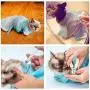 MJEMS Cat Grooming Bag Puppy Dog Shower Mesh Bag with Adjustable Drawstring, Multiuse Breathable Anti-Bite Anti-Scratch Cat Restraint Bag for Bathing Injecting Examining Nail Trimming MJEMS Cat Grooming Bag Puppy Dog Shower Mesh Bag with Adjustable Drawstring, Multiuse Breathable Anti-Bite Anti-Scratch Cat Restraint Bag for Bathing Injecting Examining Nail Trimming