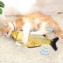 COVS 3 Pack Electric Moving Fish Catnip Cat Toy, Realistic Plush Simulation Flopping Fish Wiggle Funny Interactive Kitten Toys Kicker Pillow Chew Bite Supplies for Indoor Pets, Kitty Exercise