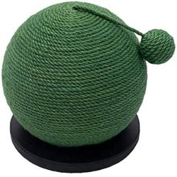 UQA Cat Scratch Post Green Wear-Resistant Sisal Material Modeling Cat Scratching Post Living Room Wear-Resistant Round Cat Climbing Frame Cat Toy Pet Supplies Cats Furniture