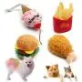 chengzui Dog Chew Molar Various Food Fries Hamburger Chicken Leg Shape Teeth Cleaning Toys Puppy Bites Training Brushing Stick Dental Care for Pet Chewing Interactive chengzui Dog Chew Molar Various Food Fries Hamburger Chicken Leg Shape Teeth Cleaning Toys Puppy Bites Training Brushing Stick Dental Care for Pet Chewing Interactive