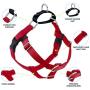 2 Hounds Design Freedom No Pull Dog Harness | Adjustable Gentle Comfortable Control for Easy Dog Walking |for Small Medium and Large Dogs | Made in USA | 1'' LG Red